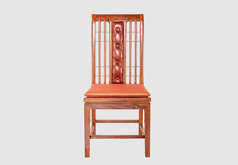 三水芙蓉榭中式实木餐椅效果图
