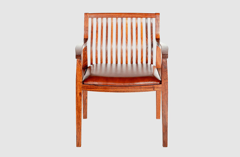 三水中式实木大方椅家具效果图